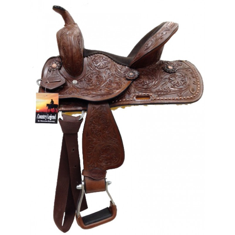 Western Saddle - Rusty 12" Kids