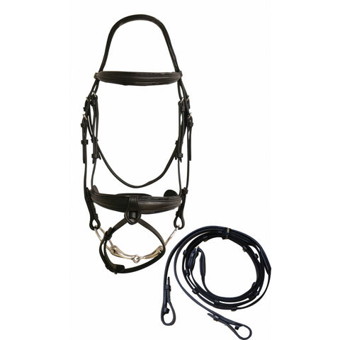 HDR PRO ST. GEORGE DRESSAGE BRIDLE WITH REINS