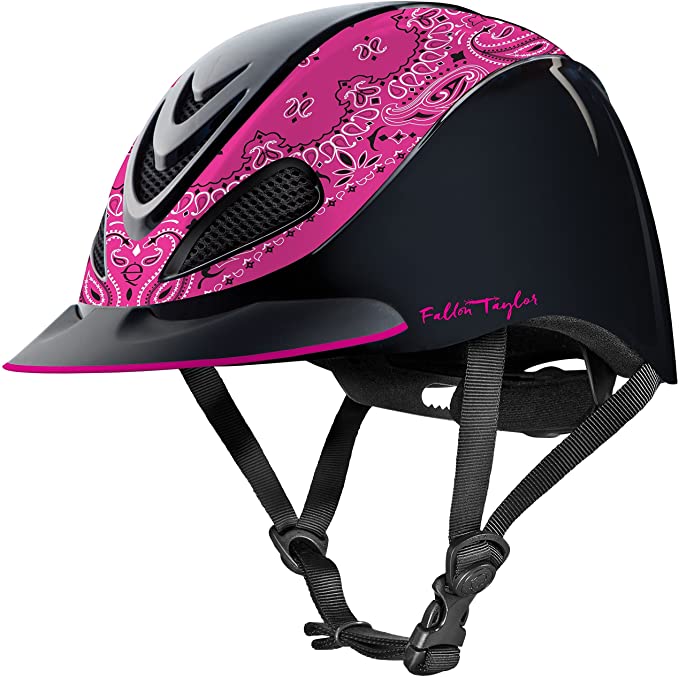 Troxel Fallon Taylor Helmet -Size M - Pink Bandana