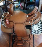 SIERRA INDY ROUND SKIRT TRAIL SADDLE - 16" Seat