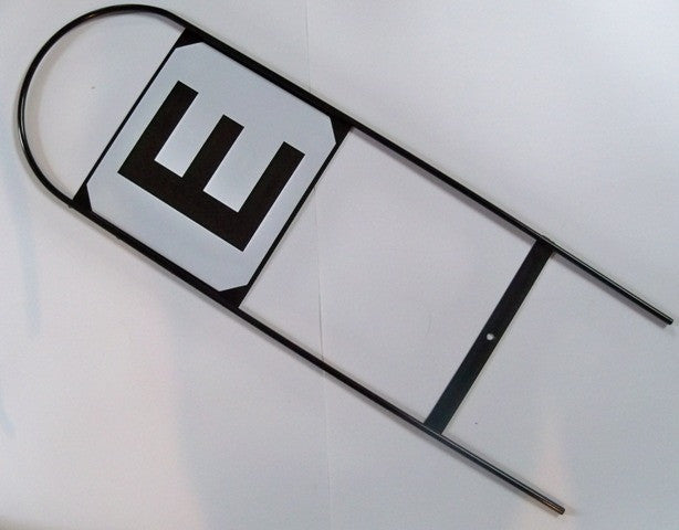 Dressage Letters - Steel on Steel Frame - 4 letters R, S, V, P