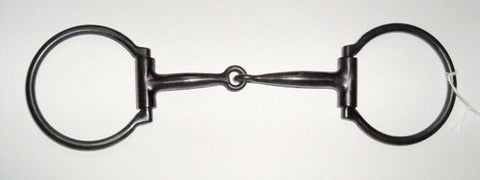 Western D - Black Steel Snaffle