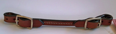 Leather curb strap