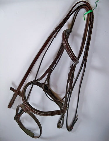 HDR Padded Bridle w Reins - Cob