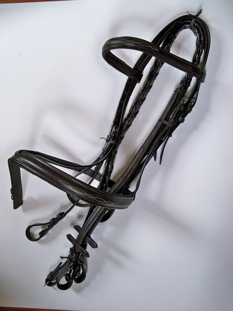 Padded Bridle - with Stitching & Reins