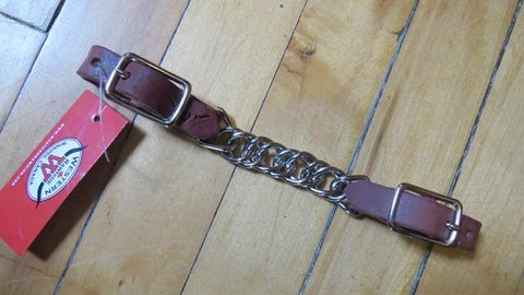 Leather Flat Curb Chain Western Rawhide