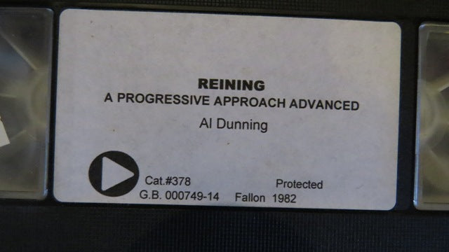 Al Dunning - 2 VHS Set - Used - Reining - A Progressive Approach