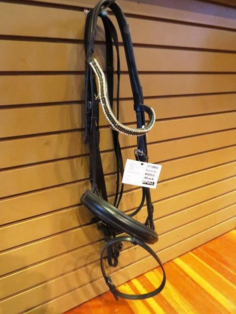 English Bridle with Crystal  Browband & Reins Padded