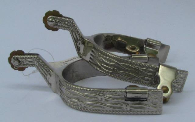 Engraved Roping Spur