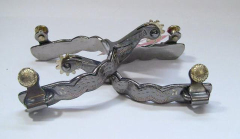 Scalloped Spurs - Midnight Silver