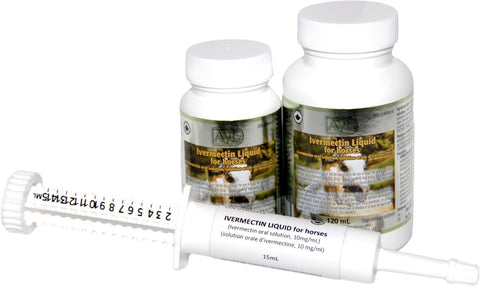 Ivermectin Wormer treats 12 Horses. That'sonly $8.08 each