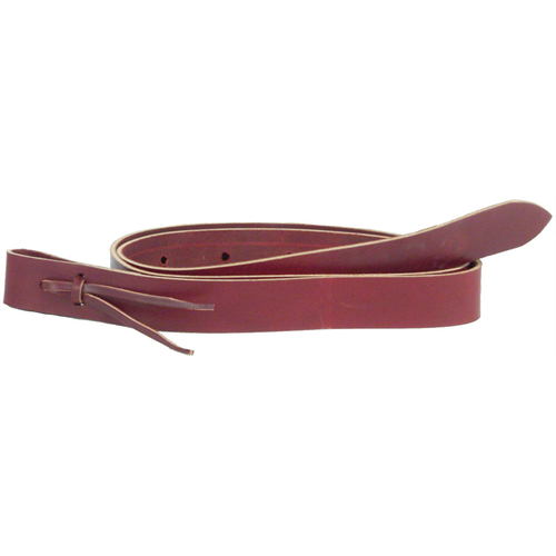 1-3/4 inch Black or Burgundy Tie Strap - latigo