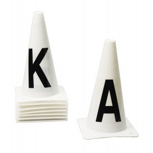 Dressage Letters - White Plastic Cone